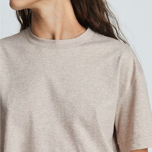 The Organic Cotton Cropped Tee, Size Small